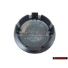 Original VW Alloy Wheel Centre Cap Black Anthracite - 7L6601149B RVC