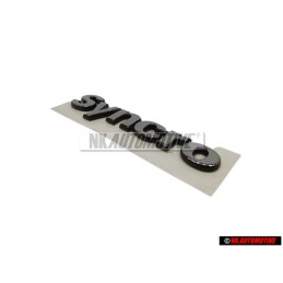 Original VW SYNCRO Rear Boot Badge Emblem Chrome - 7M0853675B Z10
