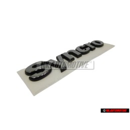 Original VW SYNCRO Rear Boot Badge Emblem Chrome - 7M0853675B Z10