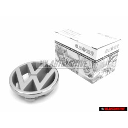 Original VW Front Grill Badge Emblem Chrome - 867853601 WM7