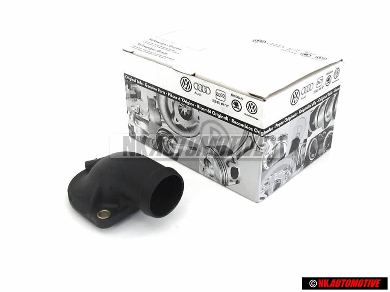 Original VW Thermostast Housing Cover Pipe Union - 055121121F