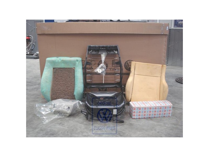 Original VW Seat Complete With Backrest And Headrest Without Cover - 191898024C
