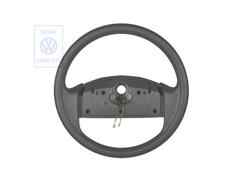 Original VW Steering Wheel Satin Black - 191419091AG01C