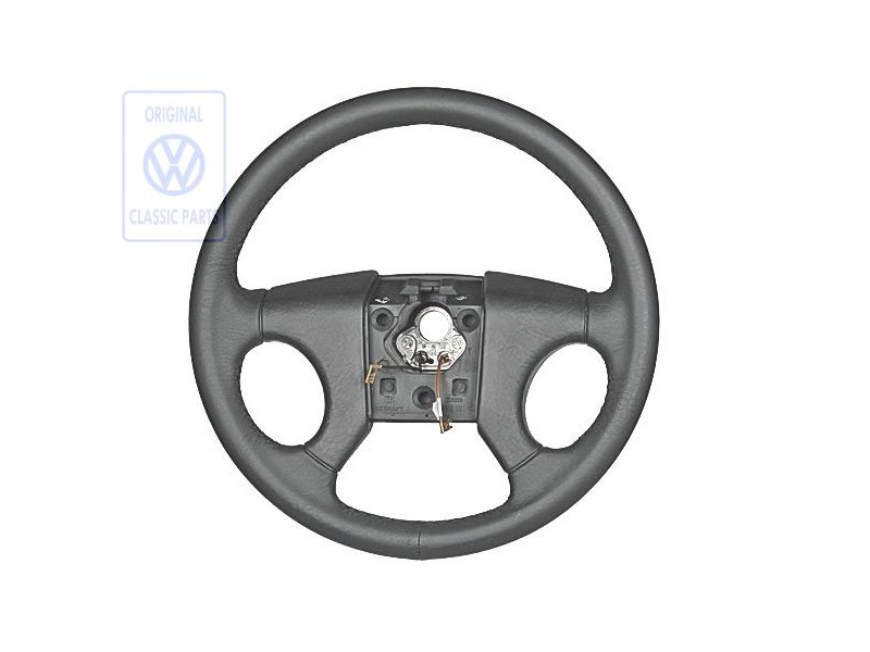 Original VW Sports Steering Wheel(Leather) Black - 191419091AL1BX