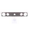 Original VW Radiator Grille Satin Black/Tornado Red - 191853653K QN5