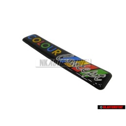 Original VW COLOUR CONCEPT Side Badge Emblem - 1H6853714G Z39