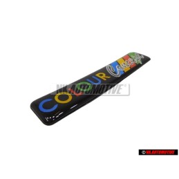 Original VW COLOUR CONCEPT Side Badge Emblem - 1H6853714G Z39