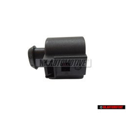 Original VW 2 Pin Flat Contact Housing Socket Plug Connector - 1J0973722