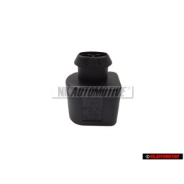 Original VW 2 Pin Flat Contact Housing Socket Plug Connector - 1J0973722