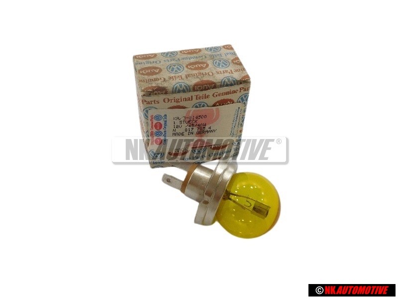 Original VW Bulb, Yellow Glass - N 0177054