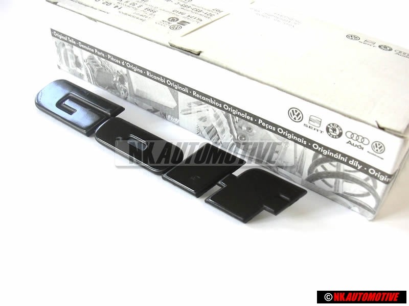 Original VW GOLF Rear Badge Emblem Black - 191853687J 01C
