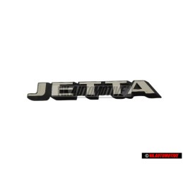 Original VW JETTA Rear Boot Badge Emblem Black White - 165853687F QK6