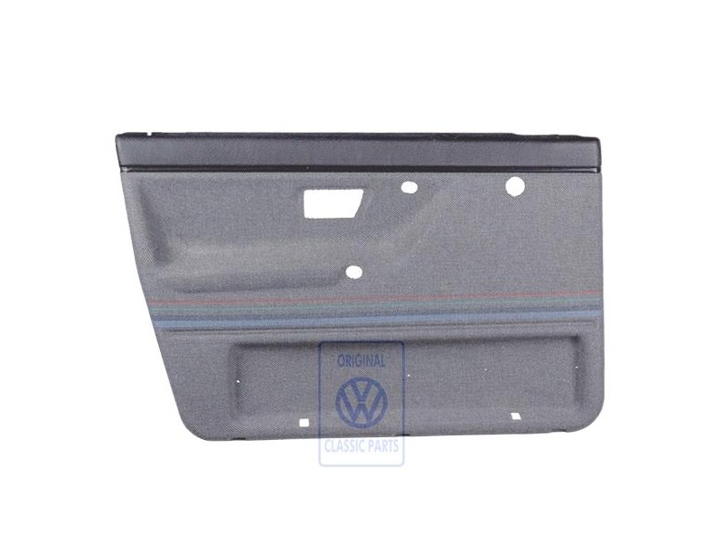 Original VW Door Panel Trim (Cloth) Grey Blue - 193867011BHYK5