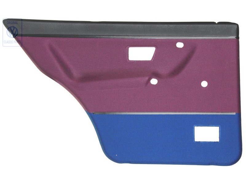 Original VW Door Panel Trim (Cloth) Violet Blue - 193867211BQBMQ
