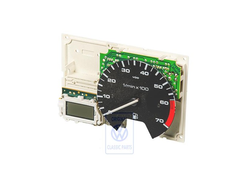 Original VW Rev.Counter With Digital Clock And Electr.Control Unit - 193919253