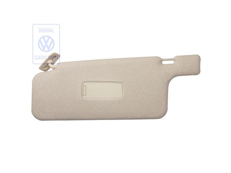 Original VW Sun Visor With Mirror And Cover Grey - 191857551A 8FG