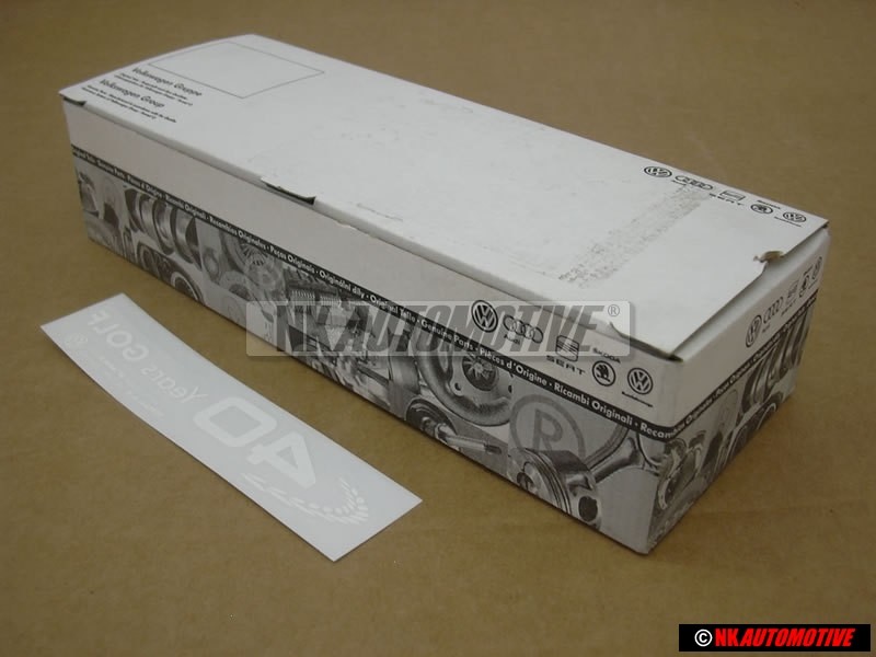 Original VW Boot Sticker 40 Years Golf - 5G0853279A