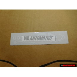 Original VW Boot Sticker 40 Years Golf - 5G0853279A