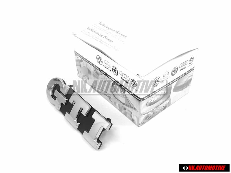 Original VW GTI Front Grill Badge Emblem Chrome - 5G0853679Q IDJ