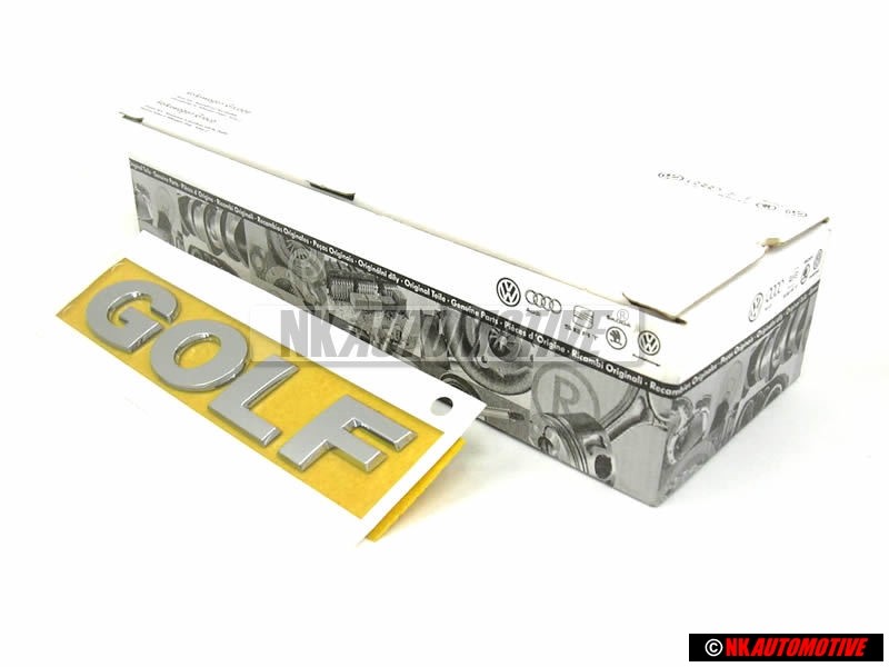Original VW GOLF Rear Boot badge Emblem Chrome - 5G0853687 2ZZ