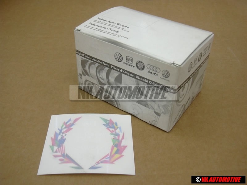 Original VW MANUFACTURERS WRC Rear Window Sticker Decal - 6C0853279B