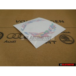Original VW MANUFACTURERS WRC Rear Window Sticker Decal - 6C0853279B