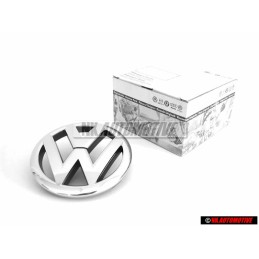 Original VW Front Grill Badge Emblem Chrome - 6R0853600A ULM