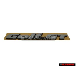 Original VW GOLF GT Rear Trunk Boot Badge Emblem Chrome - 1H6853687ACZ10
