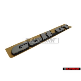 Original VW GOLF GT Rear Trunk Boot Badge Emblem Chrome - 1H6853687ACZ10