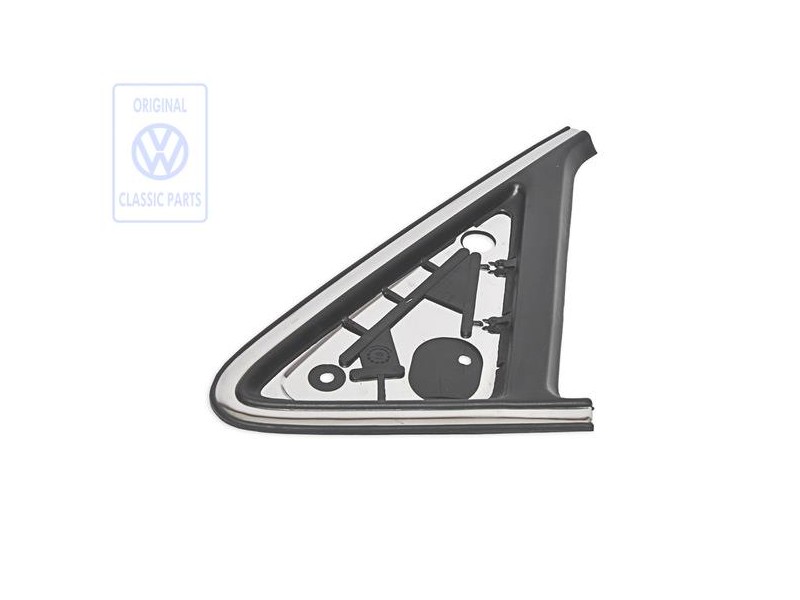 Original VW Corner Section Moulding For Door Window - 191853219A