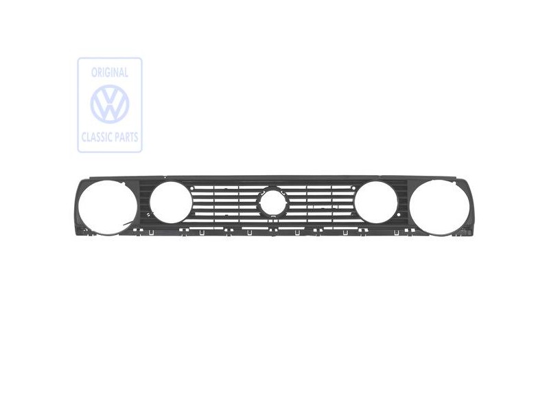 Original VW Radiator Grille Satin Black - 191853653H 01C