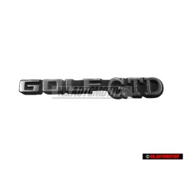 Original VW GOLF GTD Rear Boot Badge Emblem Brushed Silver - 191853687D GX2