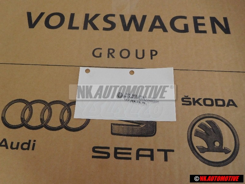Original VW Film Lettering Alpine White - 191853750E 90E