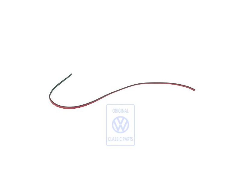 Original VW Molding For Door Mars Red - 193853413E QS2
