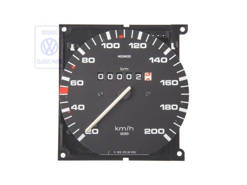 Original VW Speedometer Without Kilometre Trip Recorder - 191957031