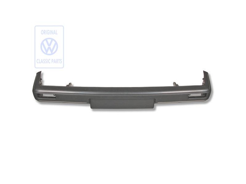 Original VW Bumper With Bracket And Cover Graphite - 165807103A GD6