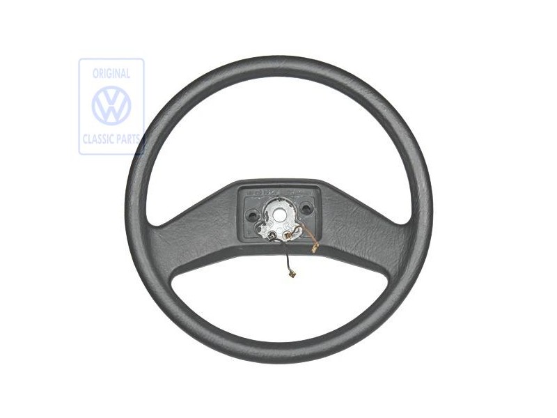 Original VW Steering Wheel Satin Black - 191419091A 01C