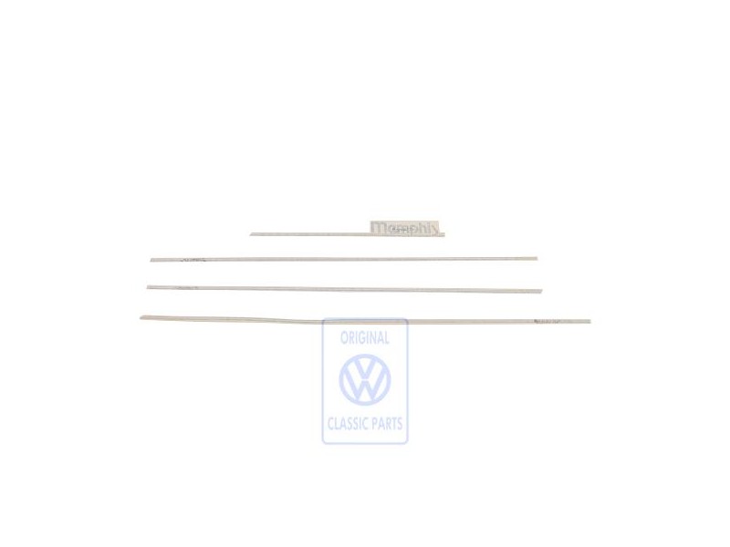 Original VW Trim Strip For Fender, Door, Side Panel - 193898524B 6ZK