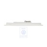 Original VW Trim Strip For Fender, Door, Side Panel Silver Dark - 193898525C 3ZZ