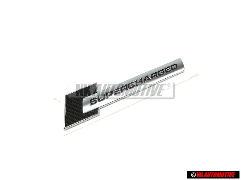 Original Audi SUPERCHARGED Front Fender Side Badge Emblem - 4F0853601