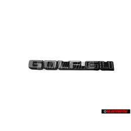 Original VW GOLF GLI Rear Boot Badge Emblem Brushed Silver - 192853687A GX2