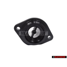Original VW Thermostat Housing Cover Flange Pipe Union - 032121121J