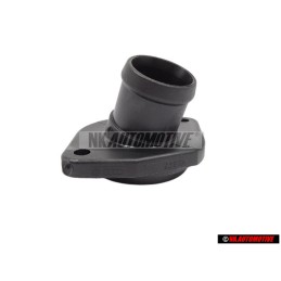 Original VW Thermostat Housing Cover Flange Pipe Union - 032121121J