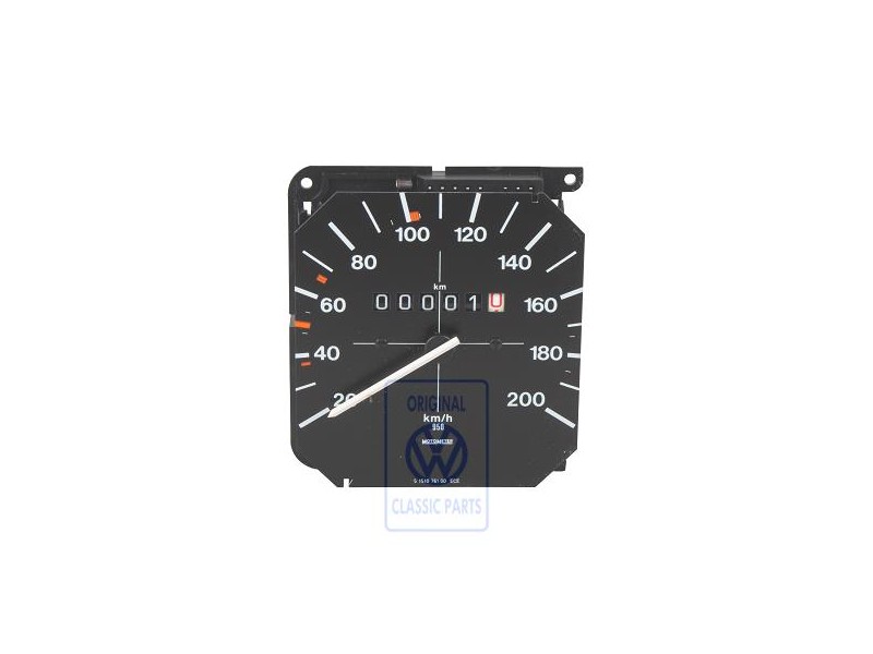 Original VW Speedometer Without Kilometre Trip Recorder - 161957031F