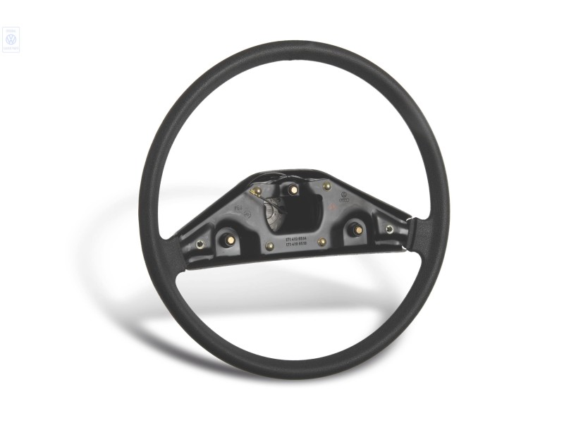Original VW Steering Wheel With Deformation Element Satin Black - 171419091D 01C