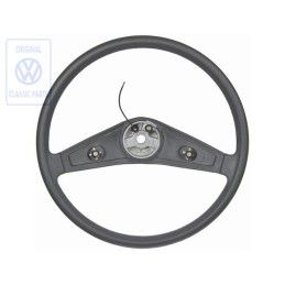 Original VW Steering Wheel, Padded Satin Black - 171419655A 01C