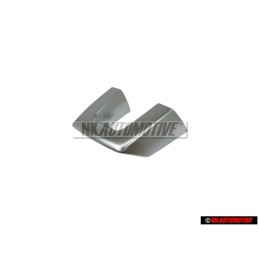 Original VW Steering Wheel Blank Badge Emblem Aluminium - 1K8419685 3Q7