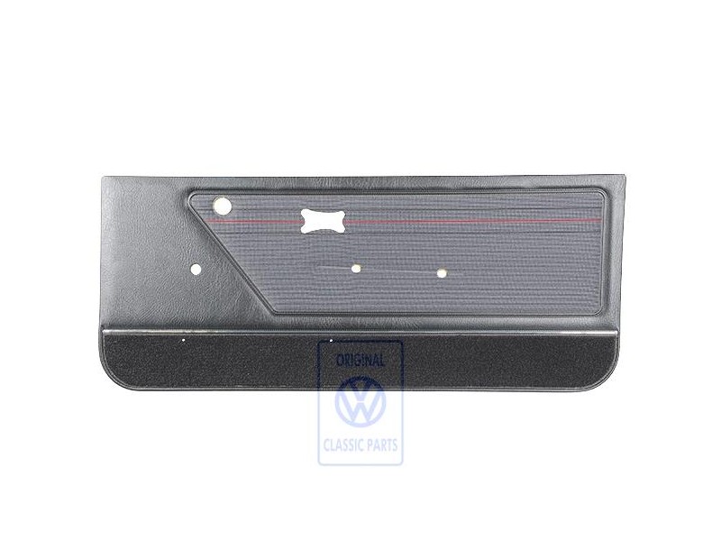 Original VW Door Panel Grey/Red/Black - 155867016ANWP8