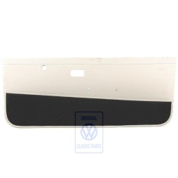 Original VW Door Panel Trim (Leather) Lasky White - 155867016BCSW4