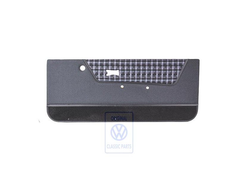 Original VW Door Panel Trim (Cloth) Black - 155867016CLAYT